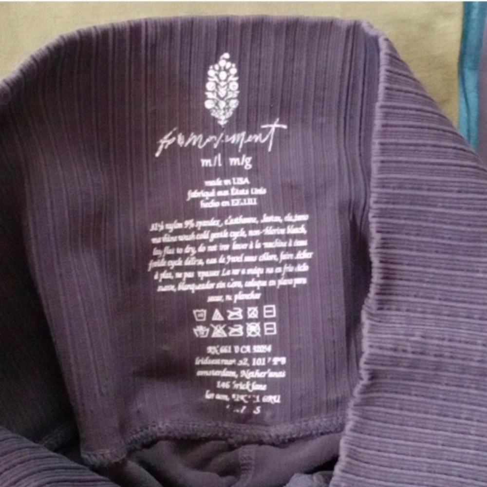 *Final Price* Bundle Free People 4 Piece Good Karma 7/8 Leggings NWOT - Picture 6 of 8